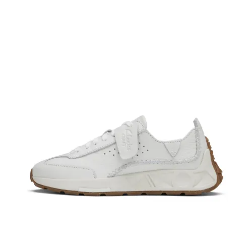 Clarks Cushioning Low-Top Casual Shoes Women's White