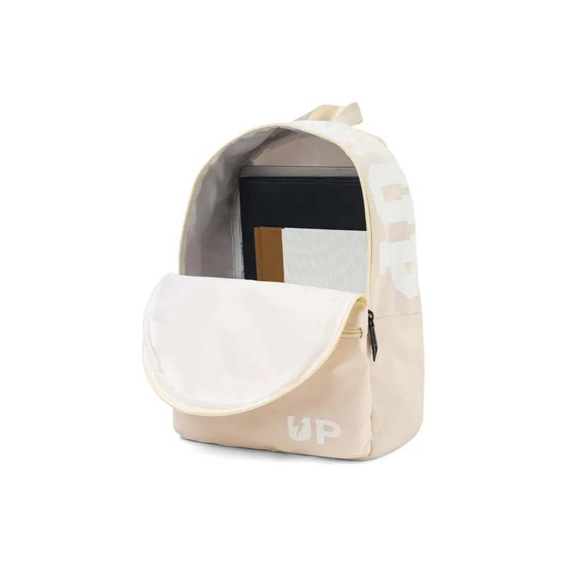 TURN UP Polyester Backpacks Regular Unisex Ecru-2