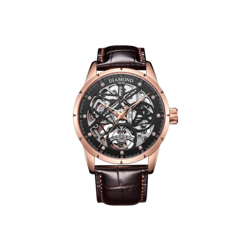 Diamond Automatic/Manual Mechanical Movement Men's Watches White Dial-8
