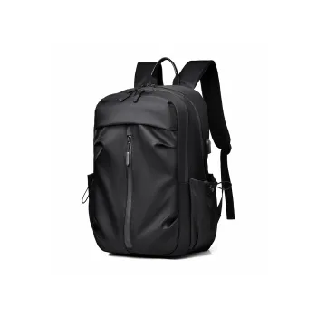 DCLOUD Durable Fabric Backpack Regular Unisex Black