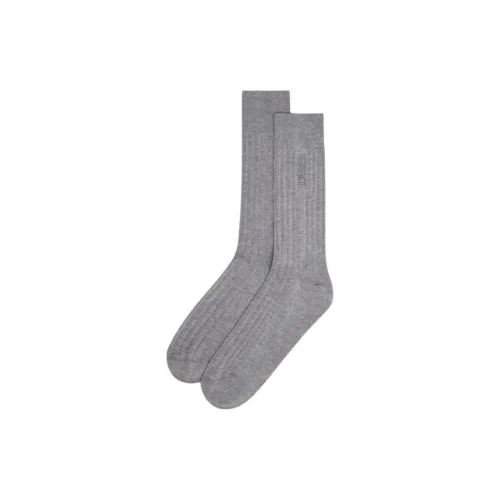 VERSACE Embroidered logo Ribbed Socks