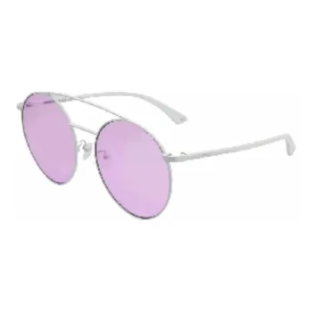 McQ Alexander McQueen Aviator Sunglasses Unisex Silver