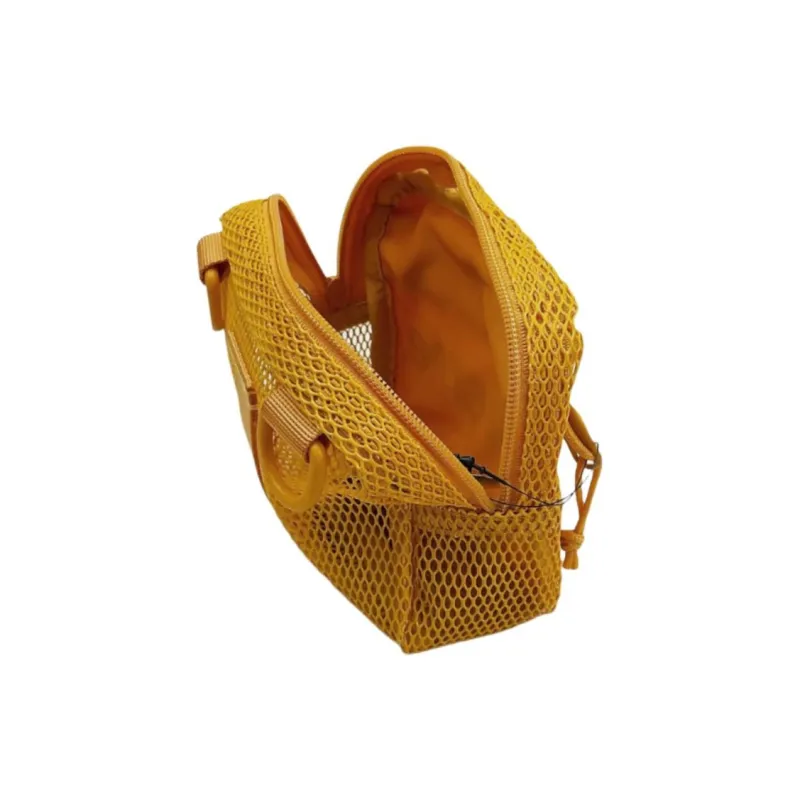 Supreme Spring/Summer 2020 Collection Mesh Cell Phone Pouch, Shoulder Bag, Crossbody Bag Unisex Yellow-5