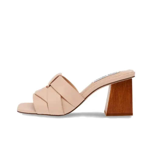 STEVE MADDEN Rubber Sole Slide Slippers Women's Skin