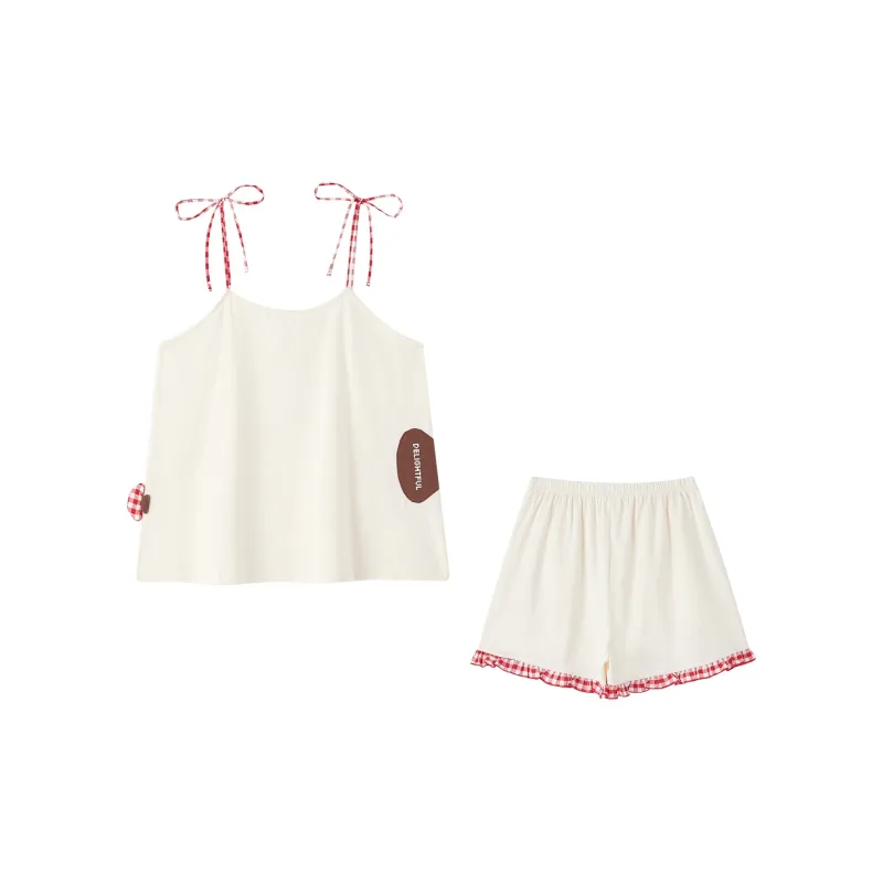 YSO Pajama Set Women's Pearl White-1