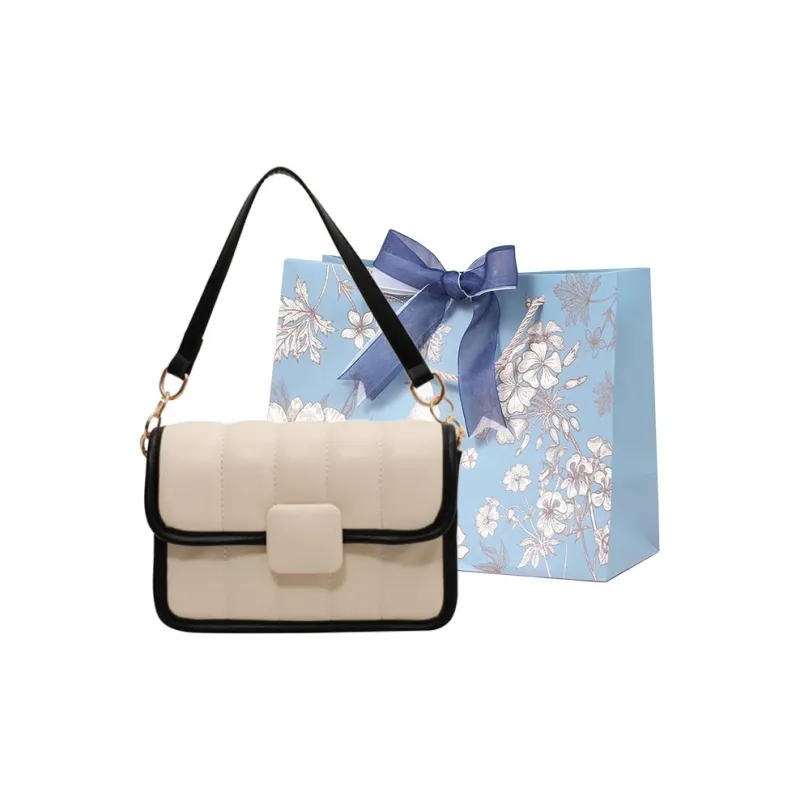 REDOO PU Portable Crossbody Bag, Shoulder Bag Regular Women's White & Pink/White & Black/Silver & Pink-5