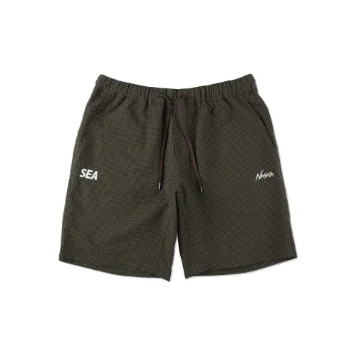 WIND AND SEA Casual Shorts Unisex Olive Green