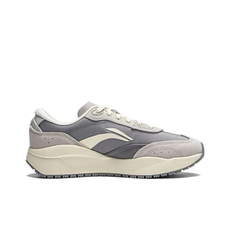 LINING Load Capacity 2.0 Casual Shoes Women's Low Top Microcrystalline Gray/Stone Gray-1