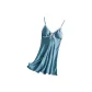 Cyan Single Nightgown (with Pads)