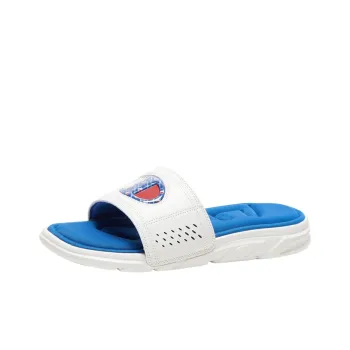 Champion Slide Slippers Men's White Blue