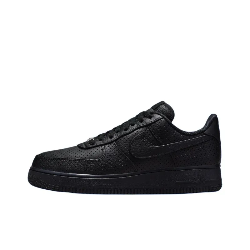 Nike Air Force 1 Low Sp Triple Black Perforated-0