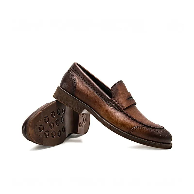 Bansley Dress Shoes Men Low Top Black/Brown/Coffee-15
