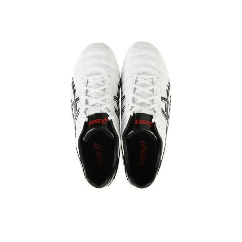 Asics DS LIGHT ACROS 3 Anti-Slip And Wear-Resistant Coverage Soccer Shoes Men's White-4