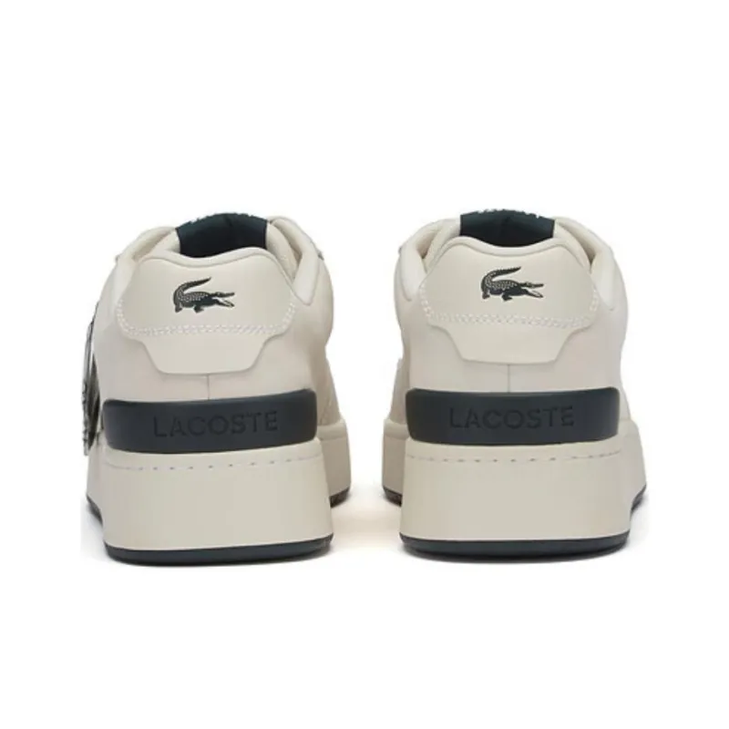 LACOSTE Low Top Skateboard Shoes Men's Beige-3