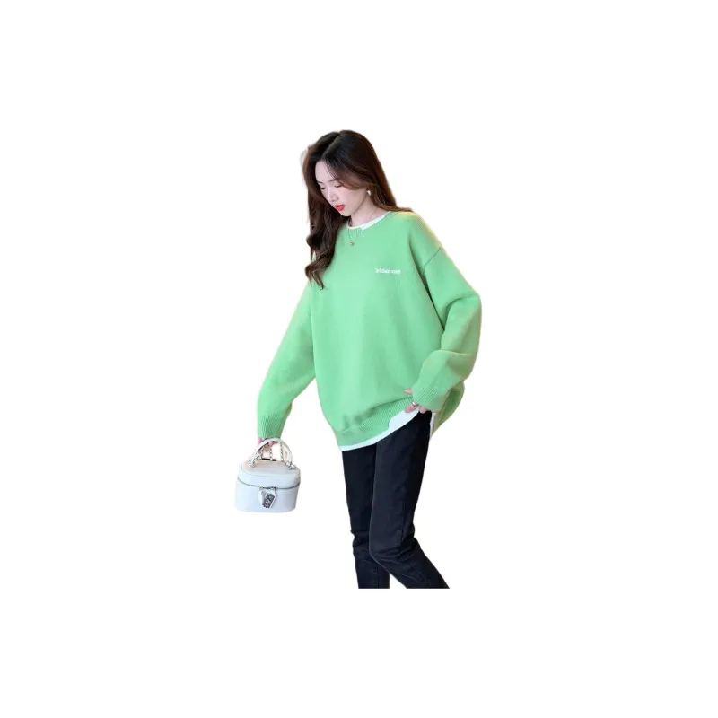 Tonlion Sweater Women's Milk Green-2