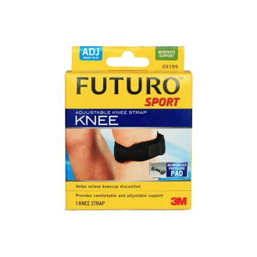 3M Sports Patella Bands Single Pack Black Polyester Unisex