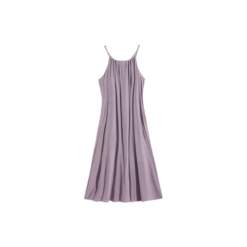 AHDO Slip Dresses Women's Purple