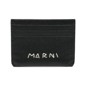 MARNI Logo Detailed Card Case