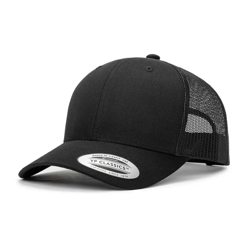 FLEXFIT Cotton Baseball Caps Unisex Black-0