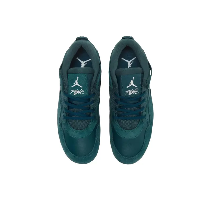 Jordan Air Jordan 4 Cushioning Low-Top Vintage Basketball Shoes Men's Green Beige-2