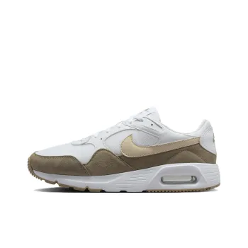 Nike Air Max SC Cushioning Anti Slip And Wear Resistant Low Top Casual Shoes Men's White Brown