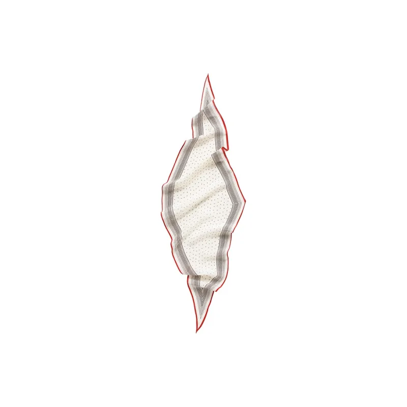 Hang Silk Road Mulberry Silk Silk Scarves Women's White-2