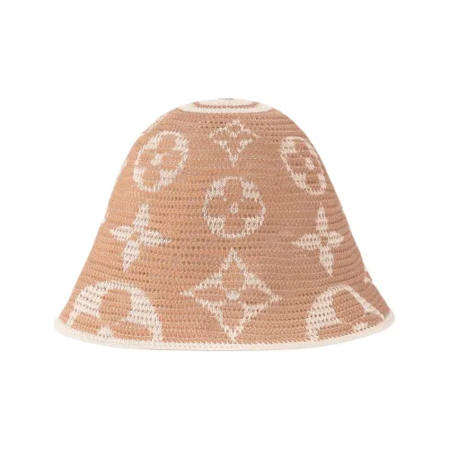 LOUIS VUITTON Cotton Hats & Caps Women's Light Brown