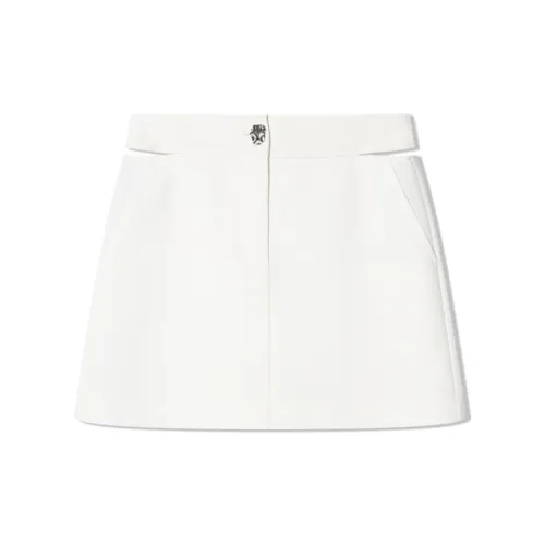 COVERINS Casual Short Skirts Women's White