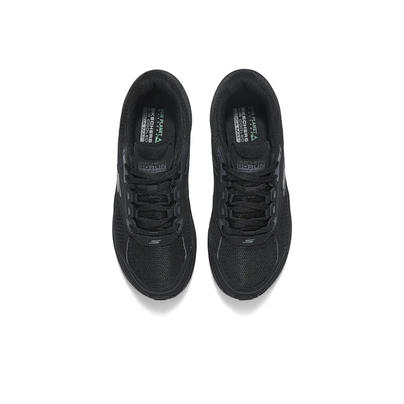 Skechers Cushioning Wear Resistant Low Top Running Shoes Women's All Black-4