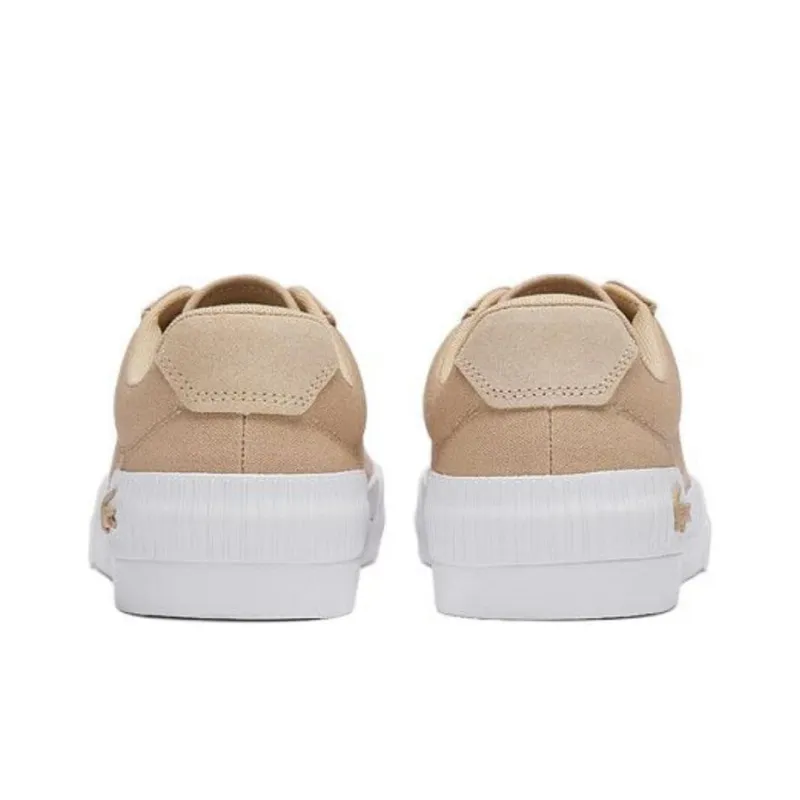 LACOSTE L004 Low Top Skateboard Shoes Men's Khaki-2