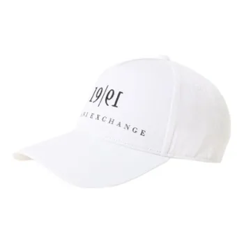 ARMANI EXCHANGEAE Polyester Baseball Caps Unisex White