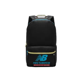 New Balance Fabric Laptop Backpack Regular Unisex Black Blue