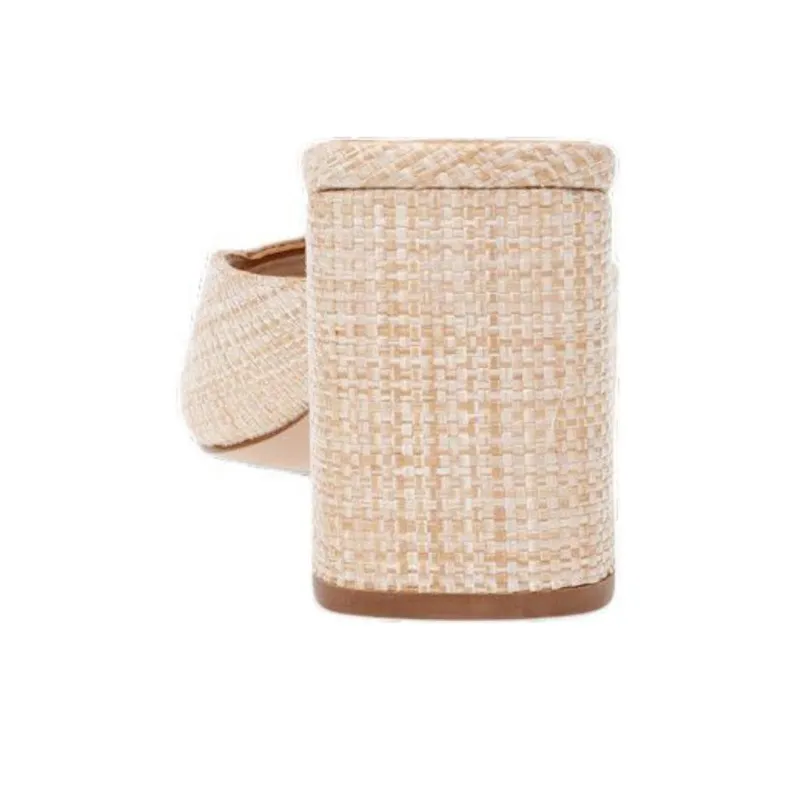 STEVE MADDEN Rubber Sole Abrasion-Resistant Slide Slippers Women's Beige-3