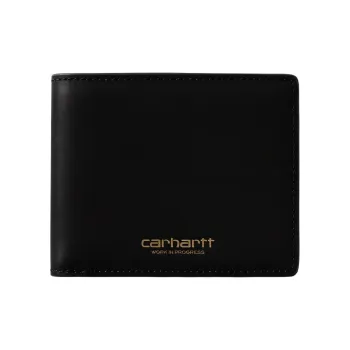 Carhartt WIP Cow Leather Wallet Regular Unisex Black