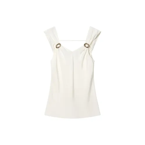 COVERINS Tank Tops Women's Off White