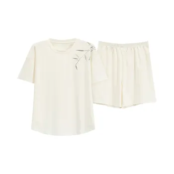 GOSO Pajama Set Women's White Shades