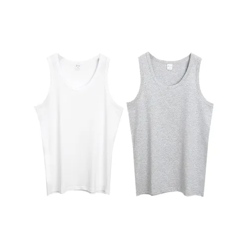 Red Bean Tank Tops Men's 2 Pack