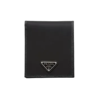 PRADA Recycled Nylon Wallet Men's Black