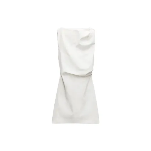 ZARA Sleeveless Dresses Women's White