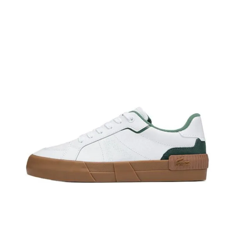 LACOSTE L004 Low Top Skateboard Shoes Women's White-0