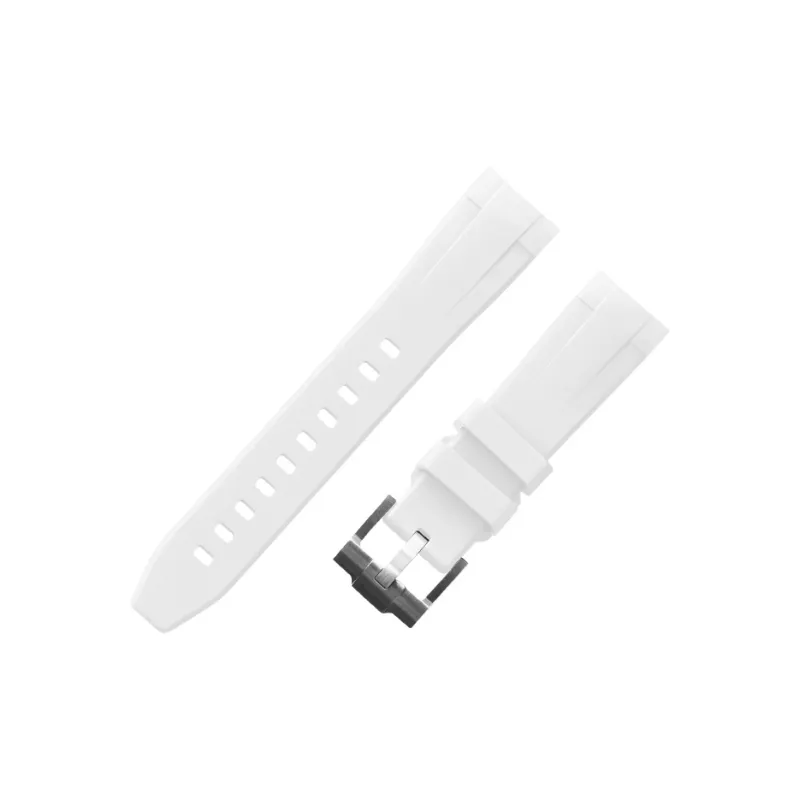 VAGENARI Curved Interface Rubber Strap Compatible Yacht Master 37mm 268621 268622 Watch Band Unisex-3