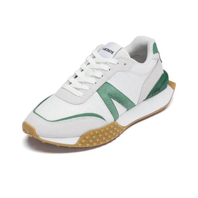 LACOSTE L Spin Low Top Casual Shoes Women's White Green-1