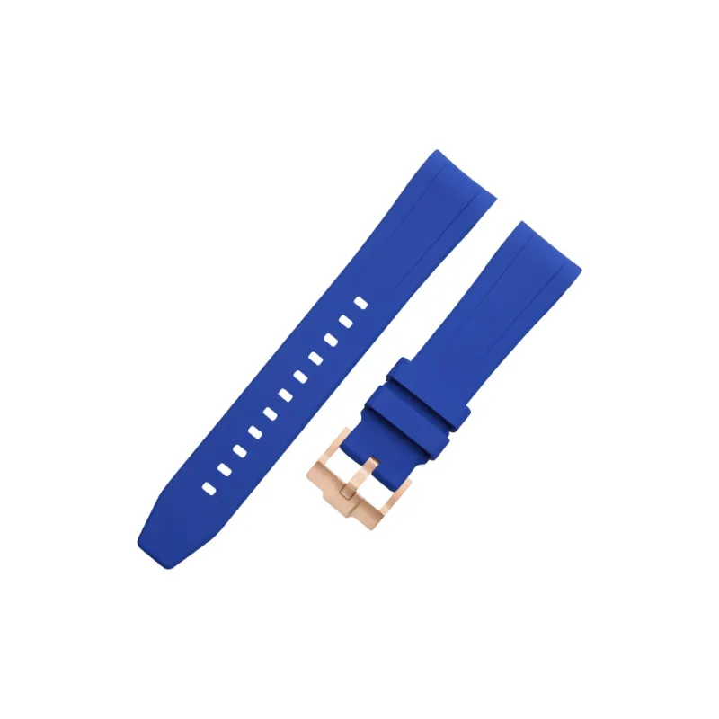 VAGENARI Rubber Strap Compatibility With Rolex New Arrival Ditan 126505 Pin Buckle Style Watch Band Unisex-2