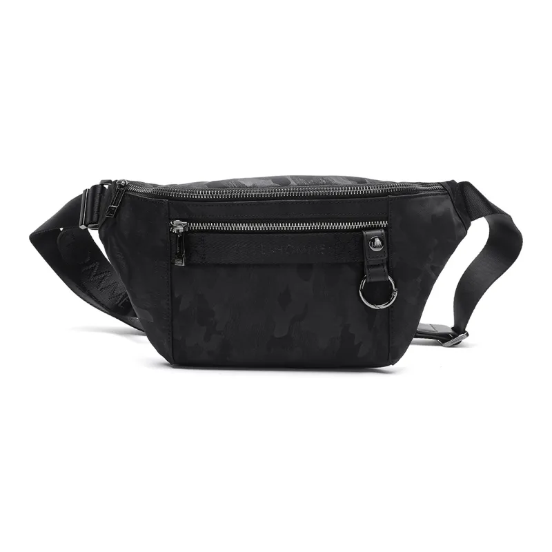 ELLE HOMME Fabric Sling Bag Trumpets Men's Black-0