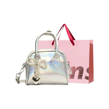 WHEELY BABY+ PU Shoulder Bag Regular Women's Silver/Black/Gold/Iridescent