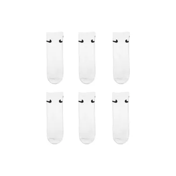 Nike Ankle Socks Unisex 6 Pack White