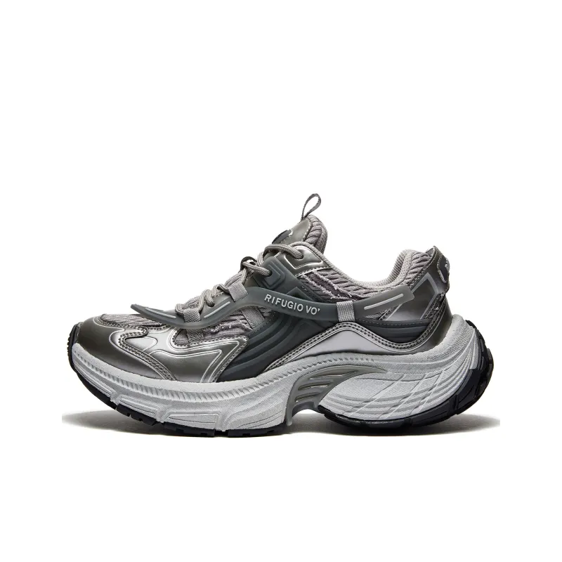 RIFUGIO VO' Abrasion Resistant Height Increasing Low Top Chunky Sneakers Unisex-21