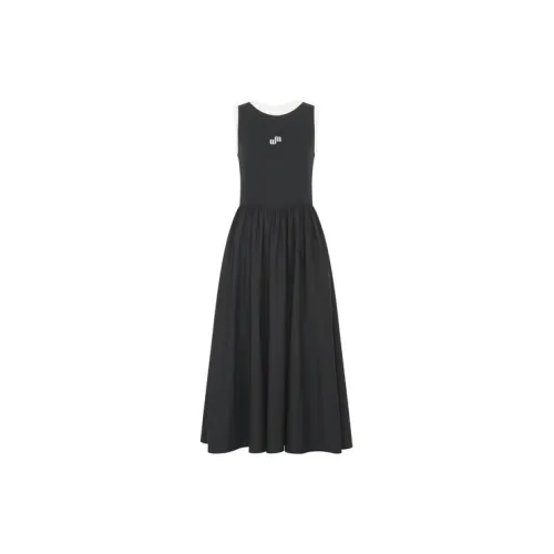 MEIYANG Sleeveless Dresses Women's Black