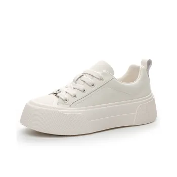 NRDROFFICIAL Cushioned Wear-Resistant Lightweight Low-Top Skateboard Shoes 4cm Women's