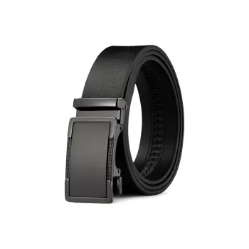 Old Man's Head Business Casual Wallet Set Leather Belts Men's Width 3.3cm